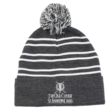 Old Course St Andrews Links Pom Pom Woolly Hat